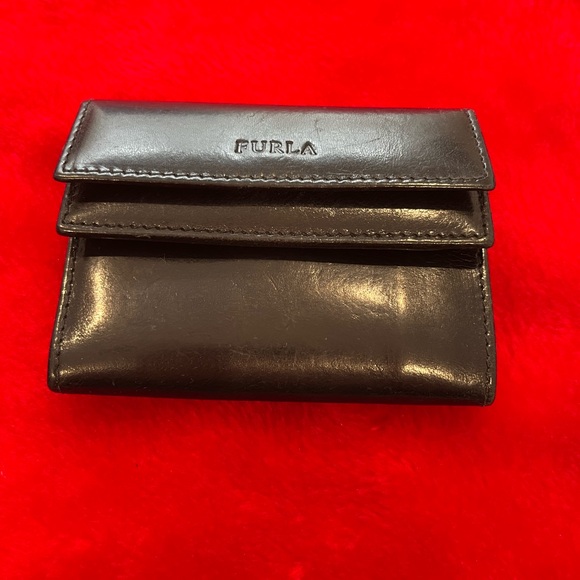 Furla Handbags - Furla Black Leather Wallet Made in Italy